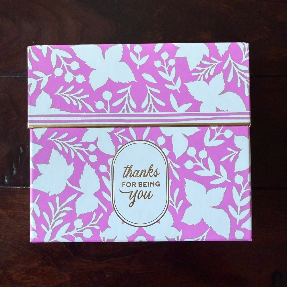 Bath & Body Works A Thousand Wishes Gift Set Thanks For Being You Floral Box